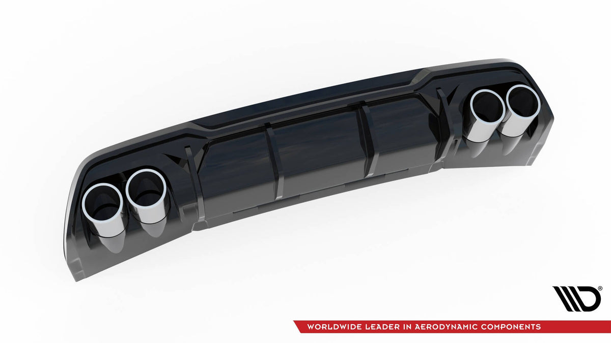 Difusor trasero V.3 + embellecedores de escape para Cupra Formentor Mk1 Facelift