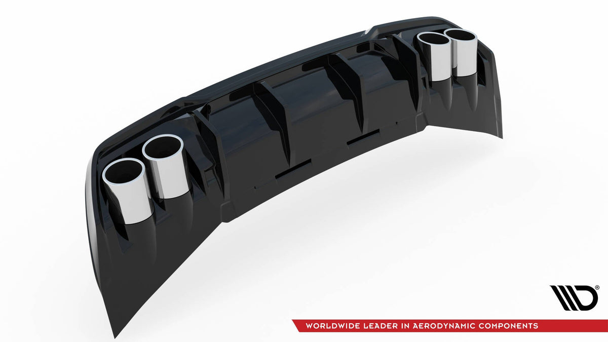 Difusor trasero V.3 + embellecedores de escape para Cupra Formentor Mk1 Facelift