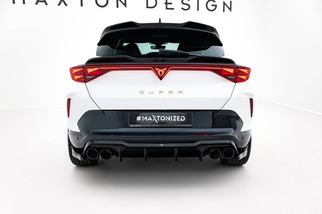 Difusor trasero V.3 + embellecedores de escape para Cupra Formentor Mk1 Facelift