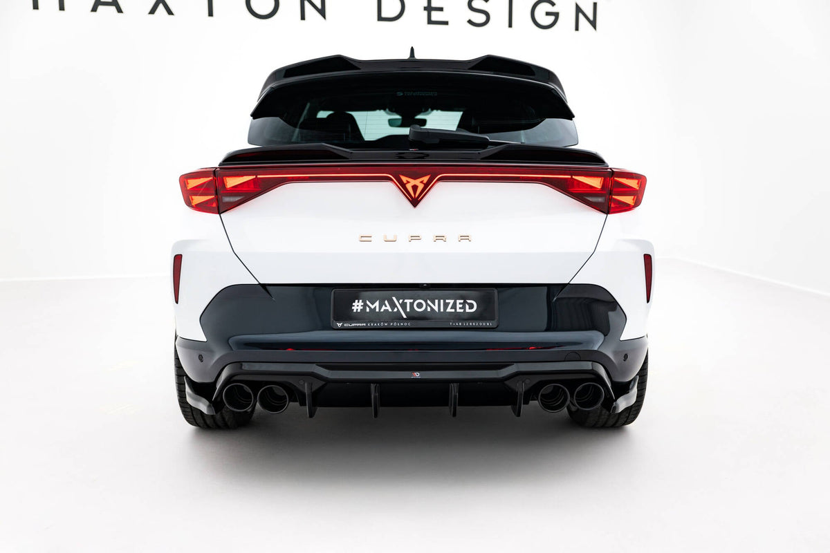 Difusor trasero V.3 + embellecedores de escape para Cupra Formentor Mk1 Facelift