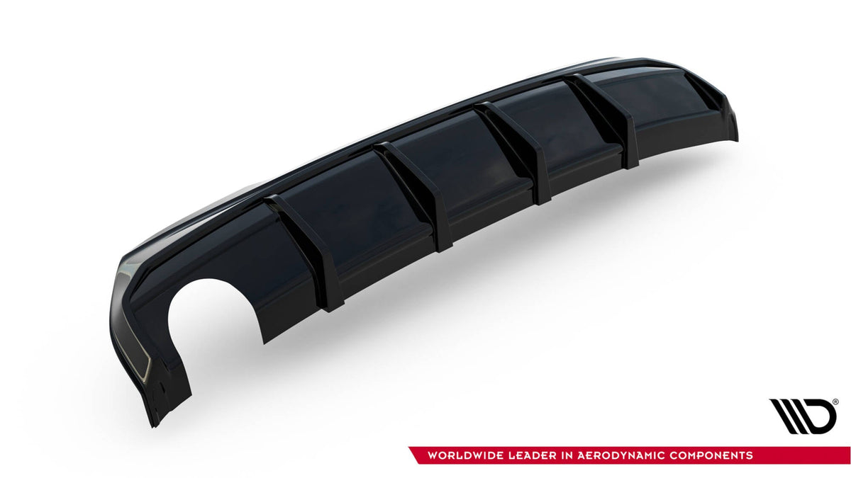 Difusor trasero V.3 para BMW 1 M-Pack / 128ti F40 (Version with single Exhaust tips on one side)