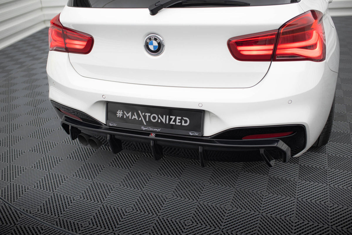 Difusor trasero V.3 para BMW 1 M-Pack F20 Facelift (Single side dual Exhaust version)