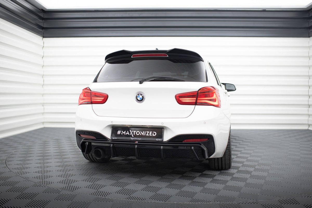 Difusor trasero V.3 para BMW 1 M-Pack F20 Facelift (Version with single Exhaust on one side)