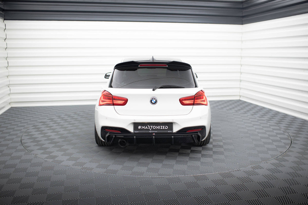 Difusor trasero V.3 para BMW 1 M-Pack F20 Facelift (Version with single Exhaust on one side)