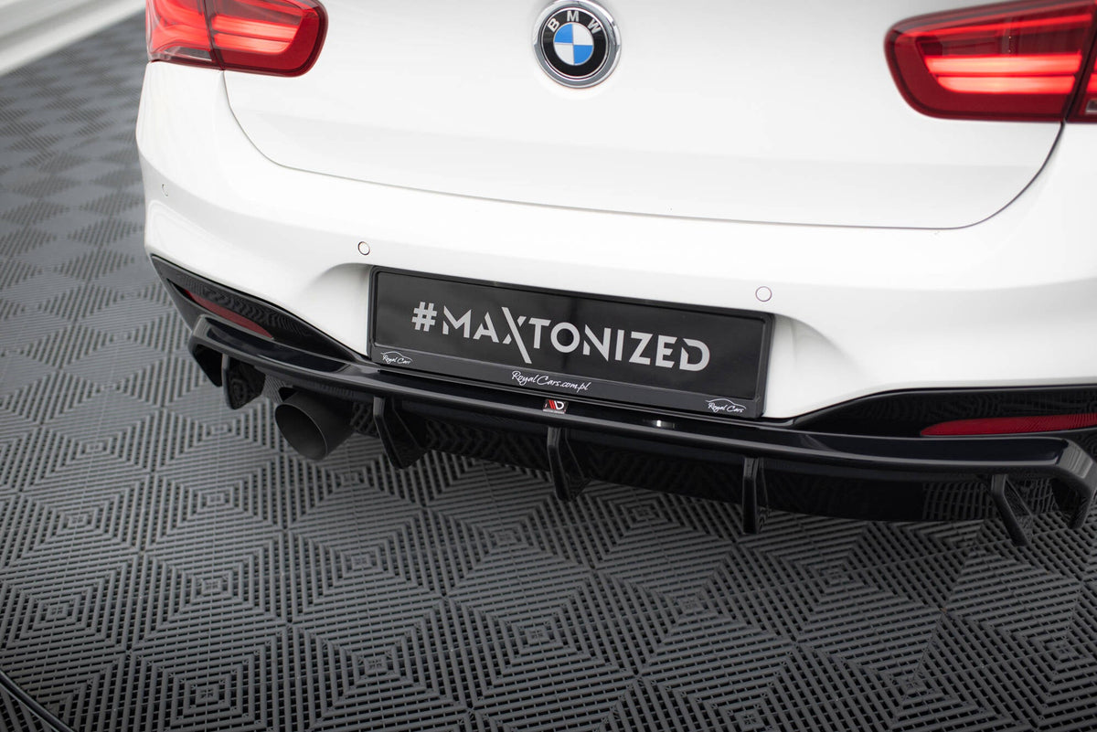 Difusor trasero V.3 para BMW 1 M-Pack F20 Facelift (Version with single Exhaust on one side)