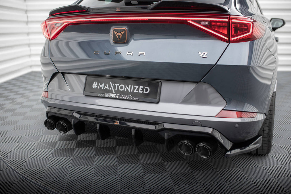 Difusor trasero V.3 + Colas de escape para Cupra Formentor VZ Mk1 / Mk1 Facelift