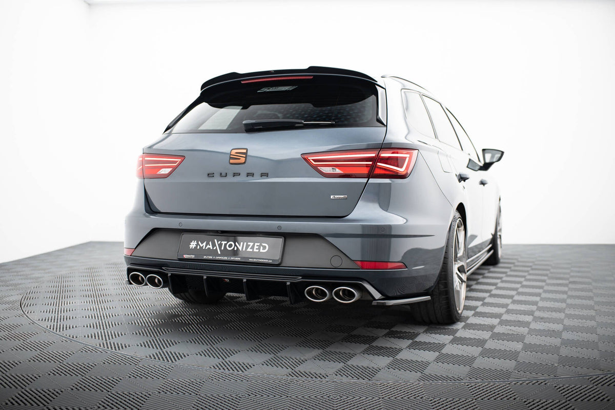 Difusor trasero V.3 para Seat Leon Cupra ST Mk3 Facelift