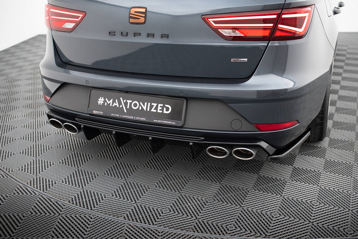 Difusor trasero V.3 para Seat Leon Cupra ST Mk3 Facelift