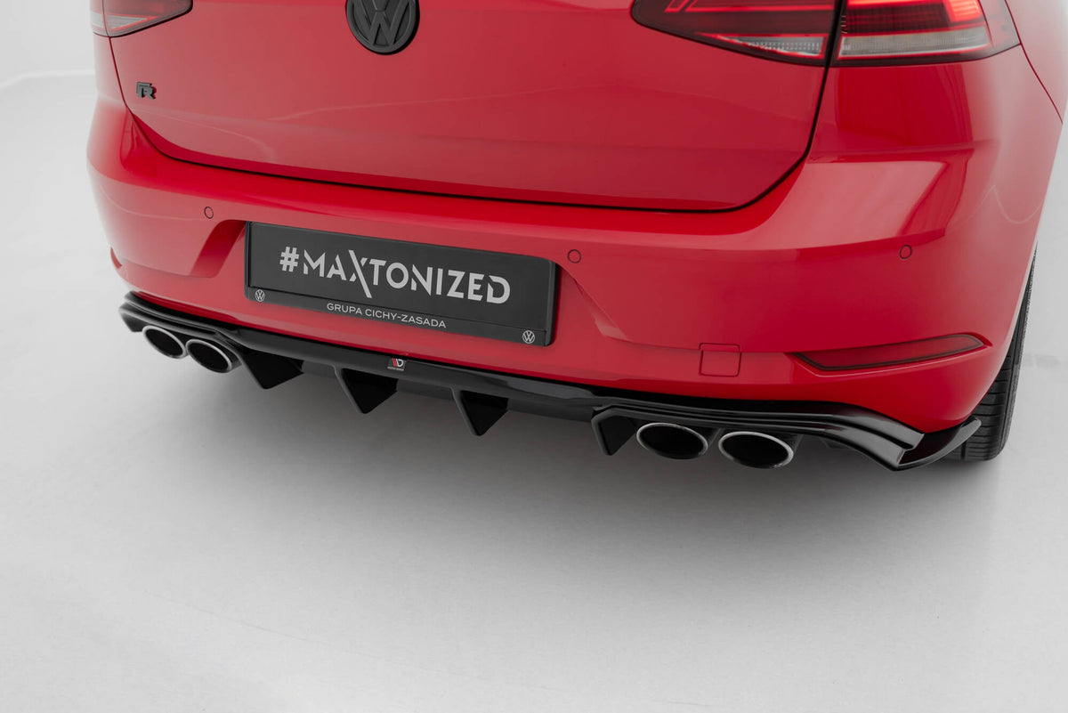 Difusor trasero V.3 para Volkswagen Golf R Mk7 Facelift