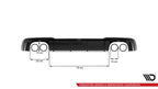 Difusor trasero + escape Milltek Sport para Audi RS3 Sportback 8V Facelift