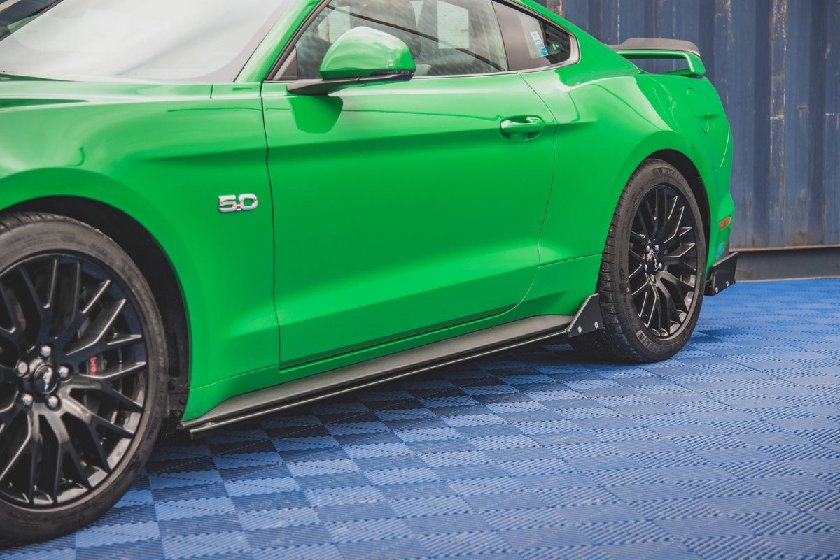 Difusores de taloneras + flaps para Ford Mustang GT Mk6 Facelift