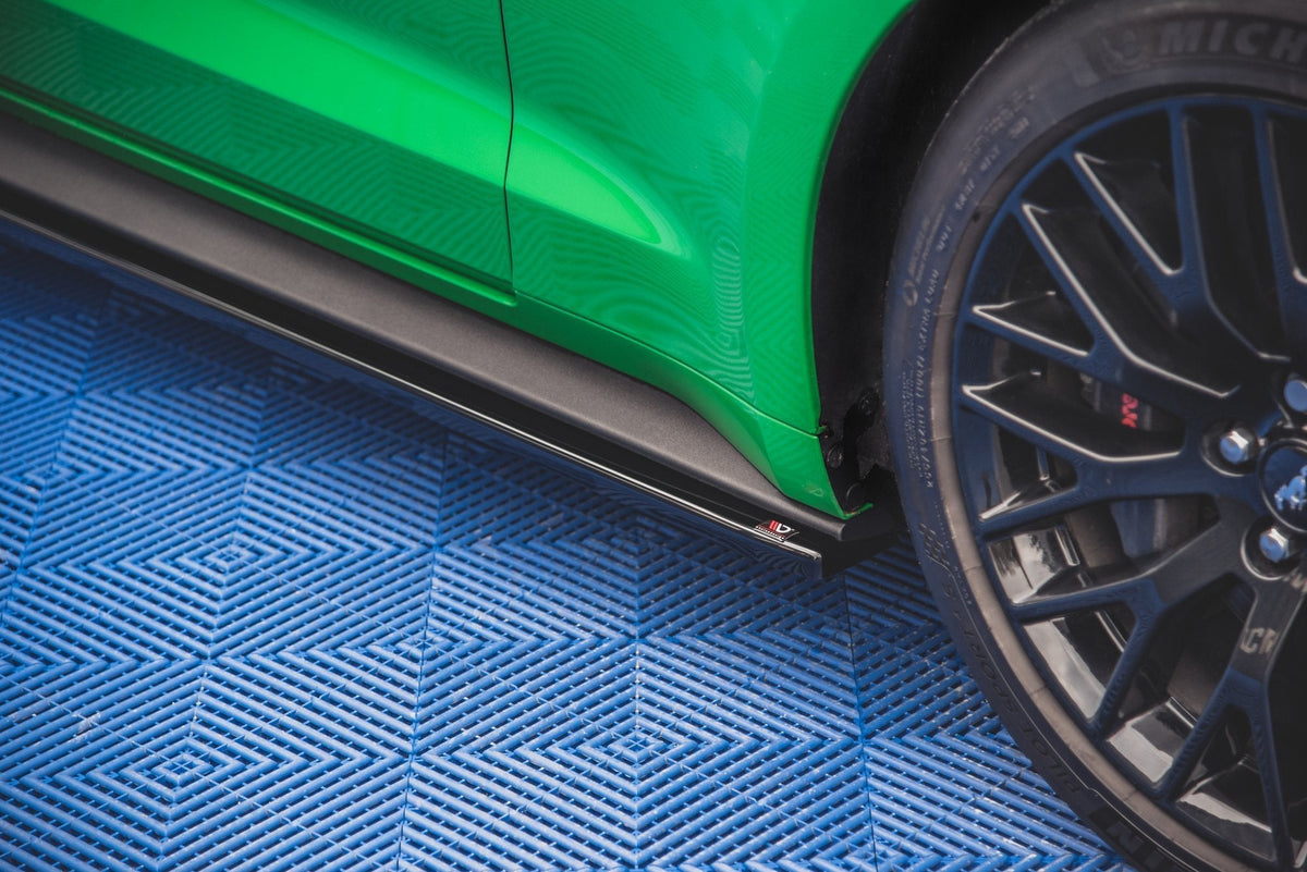 Difusores de taloneras + flaps para Ford Mustang GT Mk6 Facelift