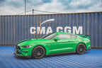 Difusores de taloneras + flaps para Ford Mustang GT Mk6 Facelift