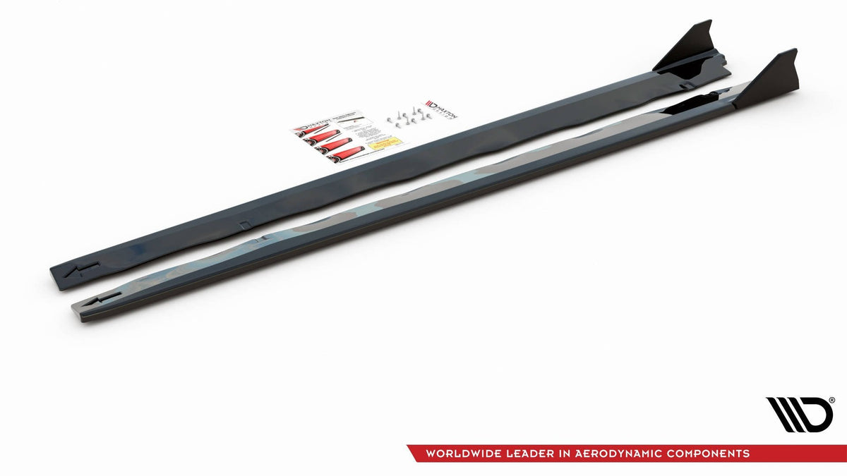 Difusores de taloneras + flaps para Ford Mustang GT Mk6 Facelift
