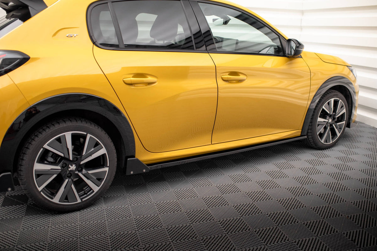 Difusores de taloneras + flaps para Peugeot 208 GT Mk2