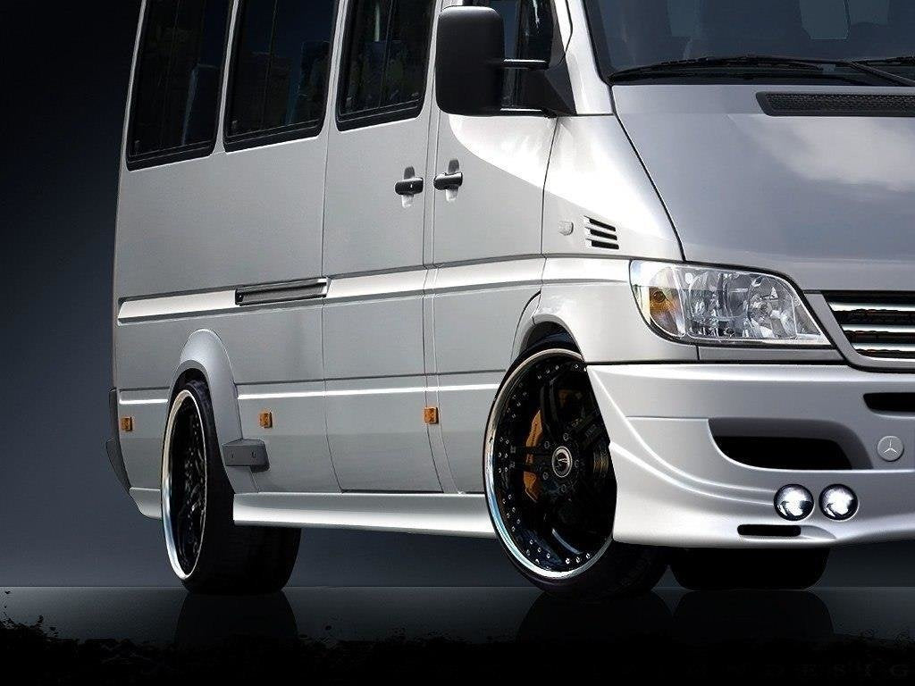 Taloneras para Mercedes Sprinter Mk1 Facelift / Volkswagen LT 96-06 THIS SIDE SKIRTS FITS TWIN WHEELS Version.