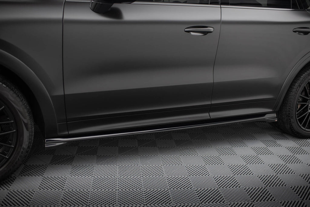 Difusores de taloneras V.1 para Porsche Cayenne Sport Design / Turbo SUV / Coupe Mk3 / Mk3 Facelift