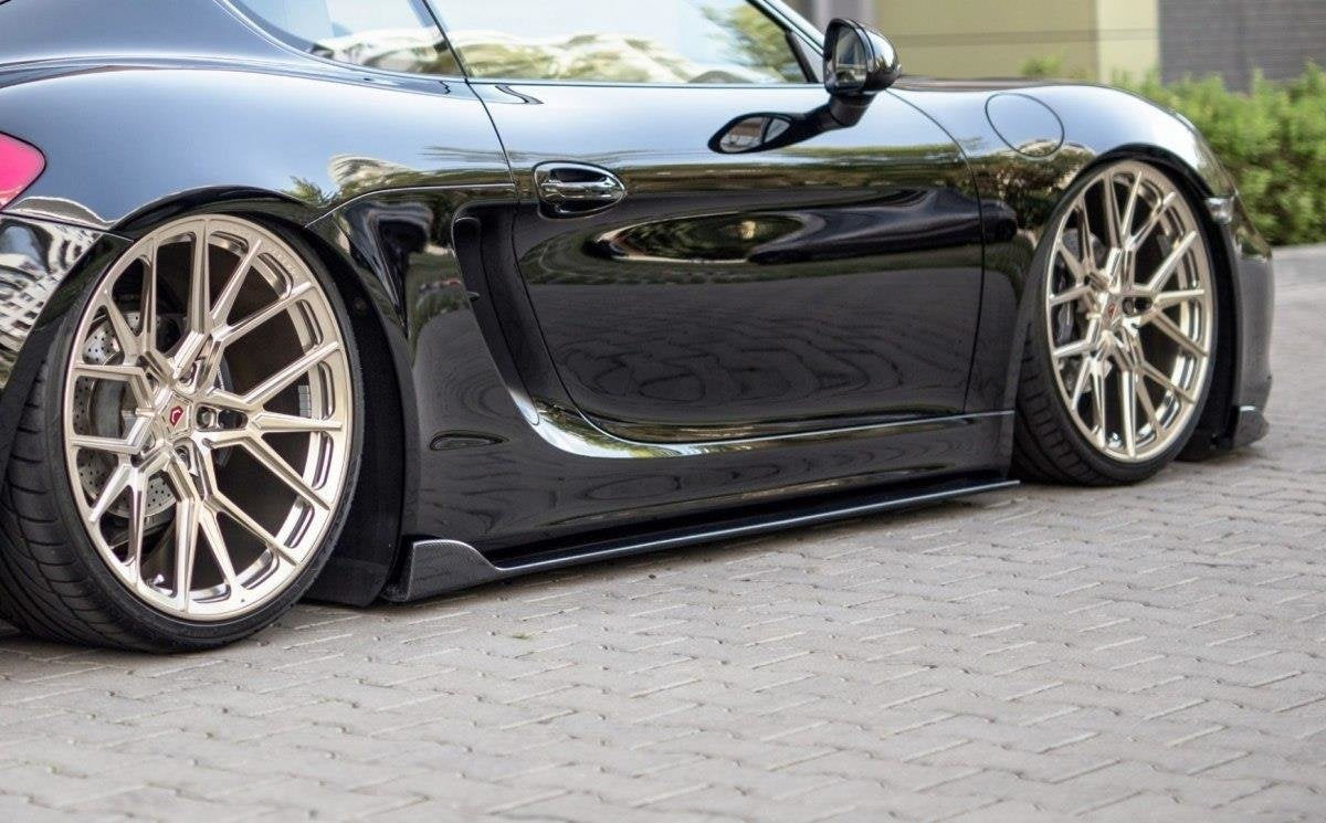 Difusores de taloneras para Porsche Cayman Mk2 981C