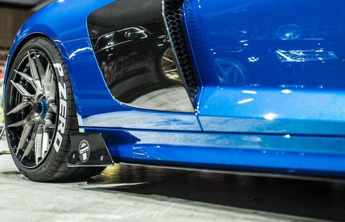 Difusores de taloneras Racing para Audi R8 Mk.2