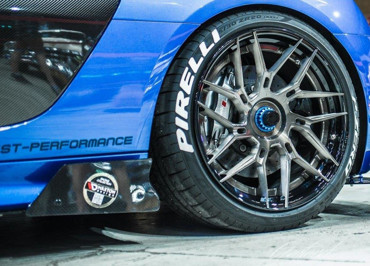 Difusores de taloneras Racing para Audi R8 Mk.2