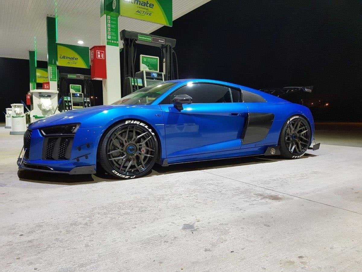 Difusores de taloneras Racing para Audi R8 Mk.2