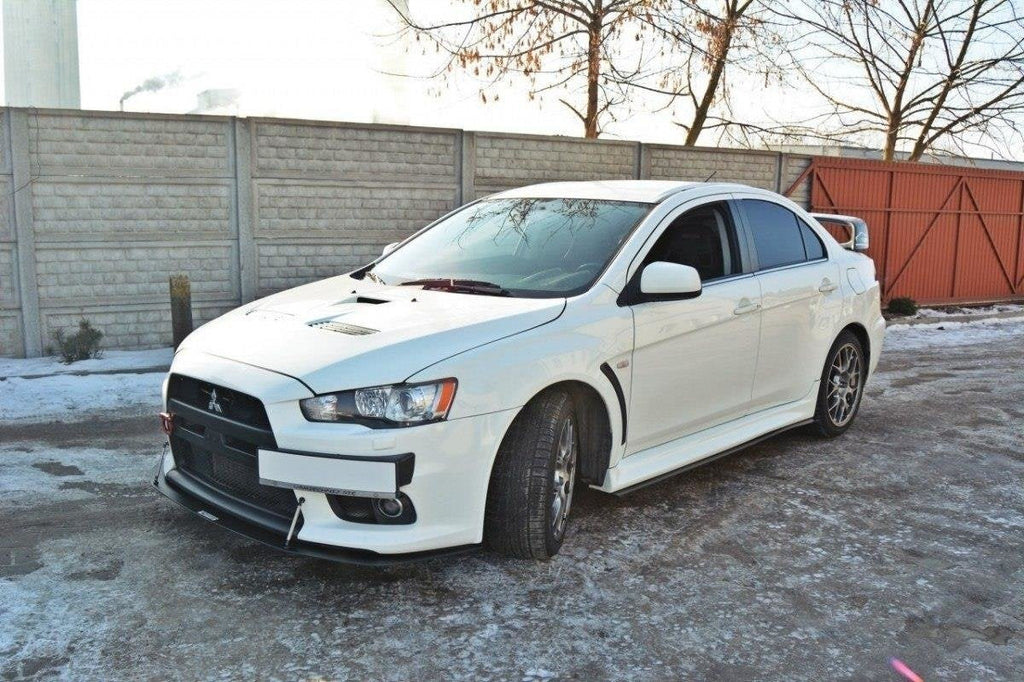Difusores de taloneras Racing para Mitsubishi Lancer Evo X