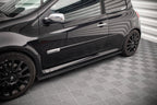 Difusores de taloneras para Renault Clio Mk3 RS