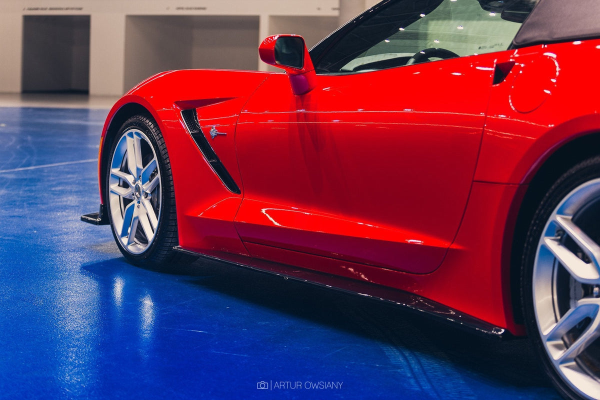 Difusores de taloneras V.1 para Chevrolet Corvette Stingray C7