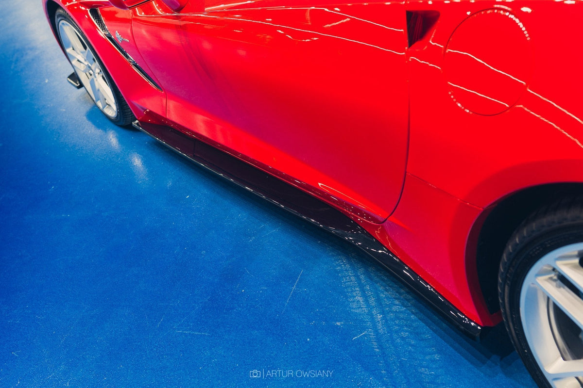 Difusores de taloneras V.1 para Chevrolet Corvette Stingray C7