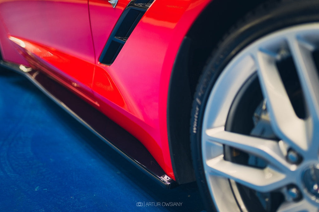 Difusores de taloneras V.1 para Chevrolet Corvette Stingray C7