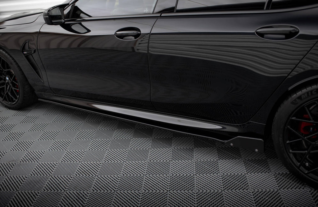 Difusores de taloneras V.1 + flaps para BMW M8 Gran Coupe F93 / 8 Gran Coupe M-Pack G16