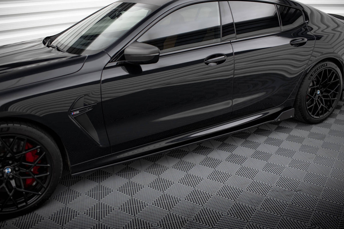 Difusores de taloneras V.1 + flaps para BMW M8 Gran Coupe F93 / 8 Gran Coupe M-Pack G16