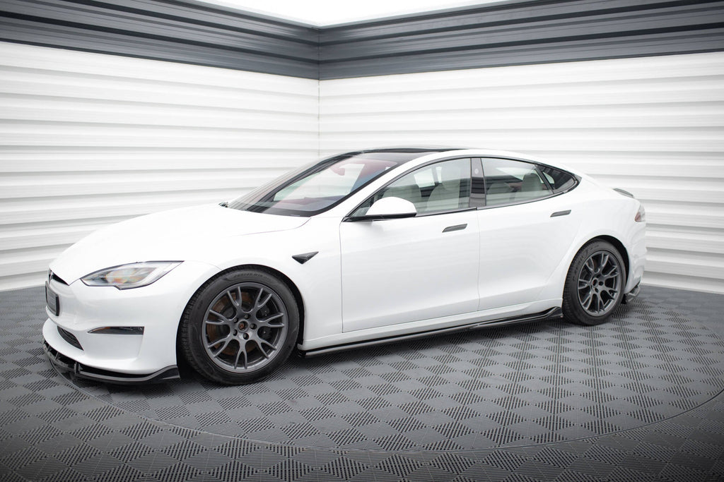 Difusores de taloneras V.1 para Tesla Model S Plaid Mk1 Facelift