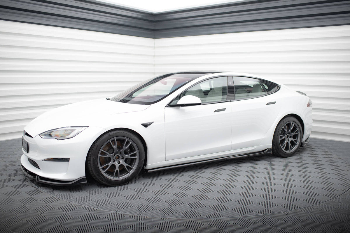Difusores de taloneras V.1 para Tesla Model S Plaid Mk1 Facelift