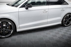 Difusores de taloneras V.2 para Audi RS3 Sedan 8V Facelift