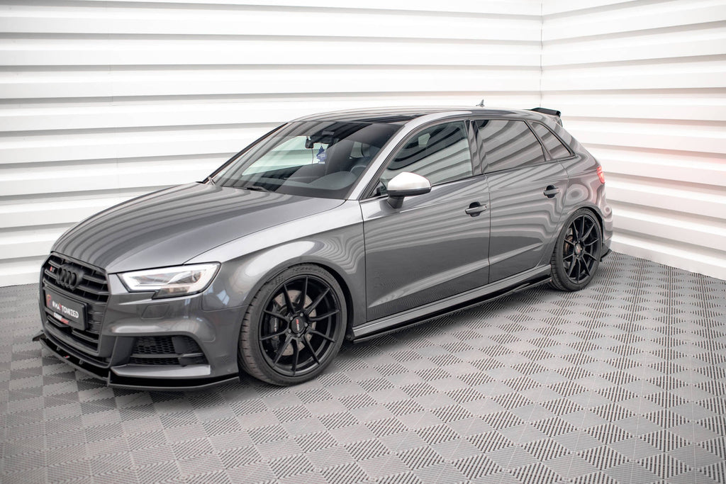 Difusores de taloneras V.2 para Audi S3 / A3 S-Line Sportback 8V / 8V Facelift