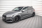 Difusores de taloneras V.2 para Audi S3 / A3 S-Line Sportback 8V / 8V Facelift