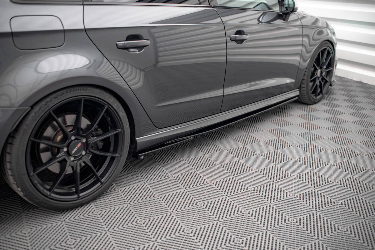 Difusores de taloneras V.2 para Audi S3 / A3 S-Line Sportback 8V / 8V Facelift