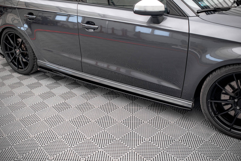 Difusores de taloneras V.2 para Audi S3 / A3 S-Line Sportback 8V / 8V Facelift