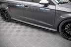Difusores de taloneras V.2 para Audi S3 / A3 S-Line Sportback 8V / 8V Facelift