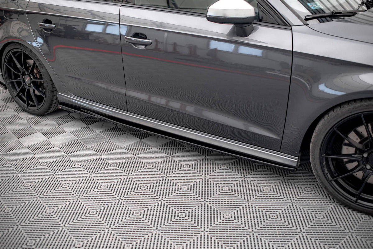 Difusores de taloneras V.2 para Audi S3 / A3 S-Line Sportback 8V / 8V Facelift
