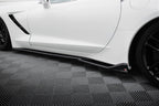 Difusores de taloneras V.2 para Chevrolet Corvette Stingray C7