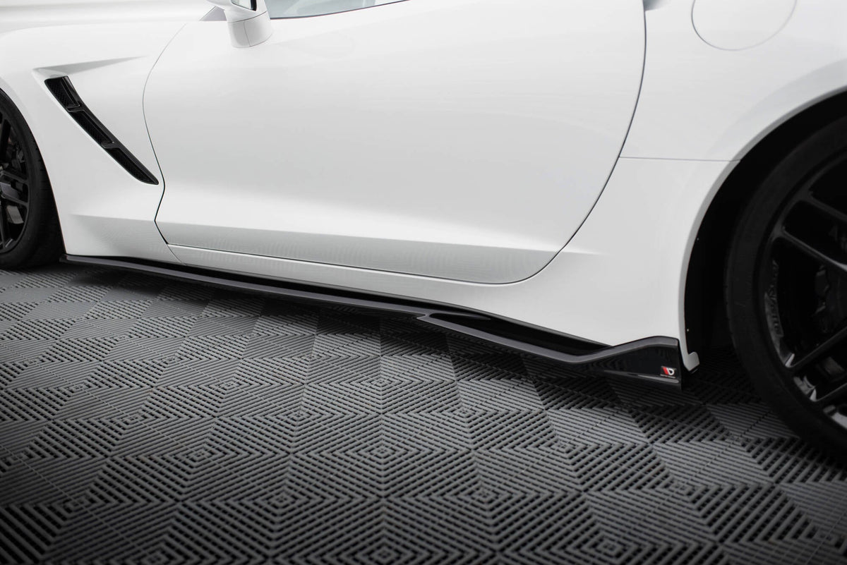 Difusores de taloneras V.2 para Chevrolet Corvette Stingray C7