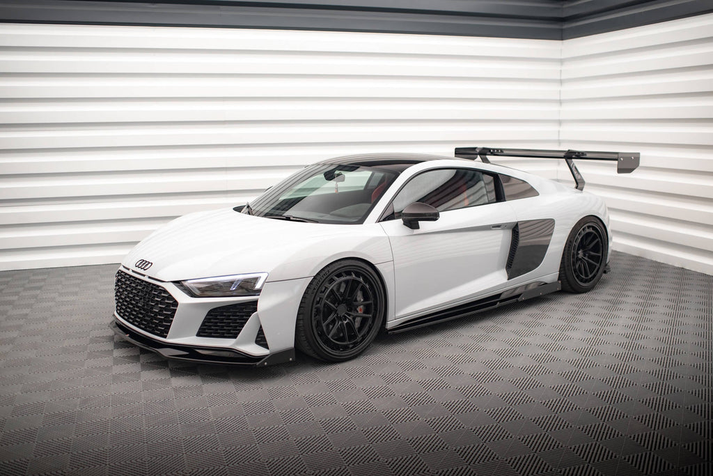 Difusores de taloneras V.2+ flaps para Audi R8 Mk2 Facelift