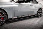 Difusores de taloneras V.2 + flaps para BMW 2 Coupe M-Pack / M240i G42
