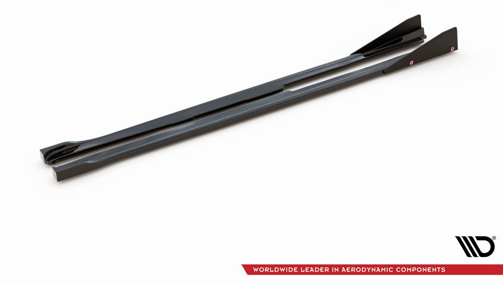 Difusores de taloneras V.2 + flaps para Toyota GR Yaris Mk4 / Mk4 Facelift