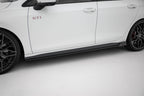 Difusores de taloneras V.2 + flaps para Volkswagen Golf GTI / GTE / GTI Clubsport / GTD / R-Line Mk8