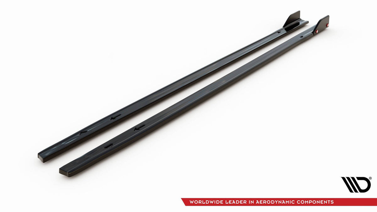 Difusores de taloneras V.2 + flaps para Volkswagen Golf GTI / GTE / GTI Clubsport / GTD / R-Line Mk8