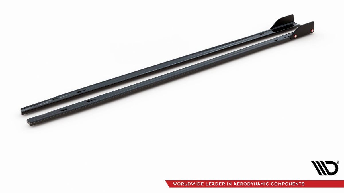 Difusores de taloneras V.2 + flaps para Volkswagen Golf GTI / GTE / GTI Clubsport / GTD / R-Line Mk8