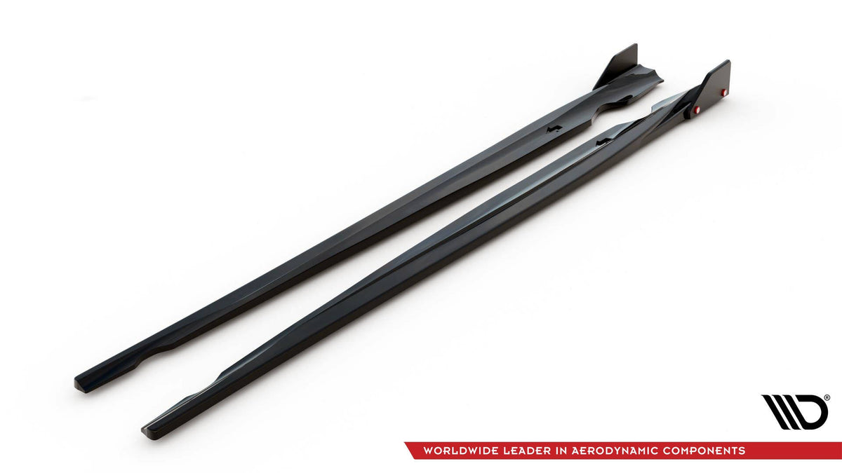 Difusores de taloneras V.2 + flaps para Volkswagen Scirocco R Mk3